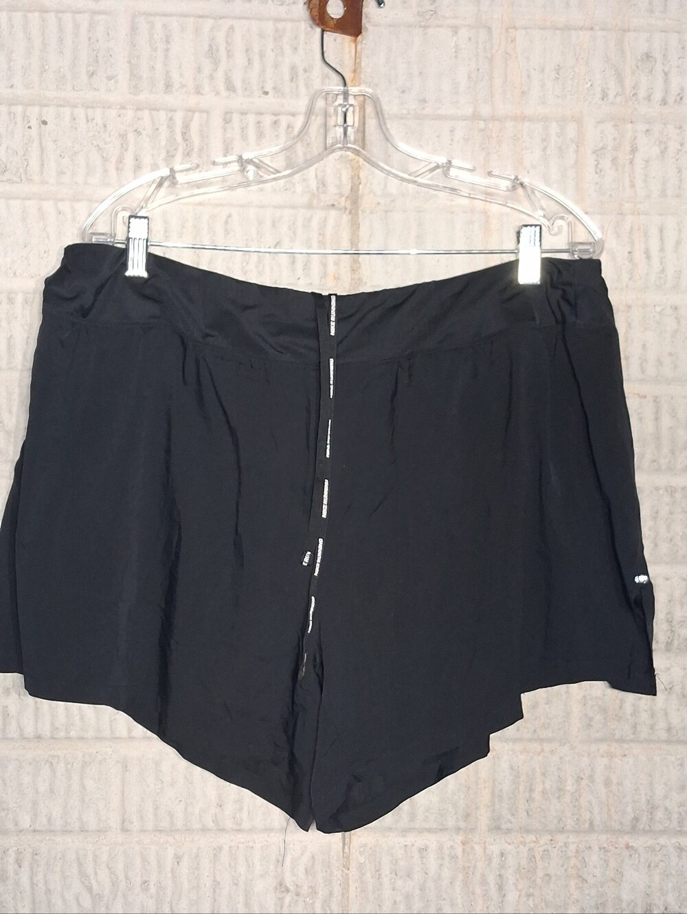 Nike Dri Fit Black Women's High-Waist Relaxed Exercise Shorts 1X